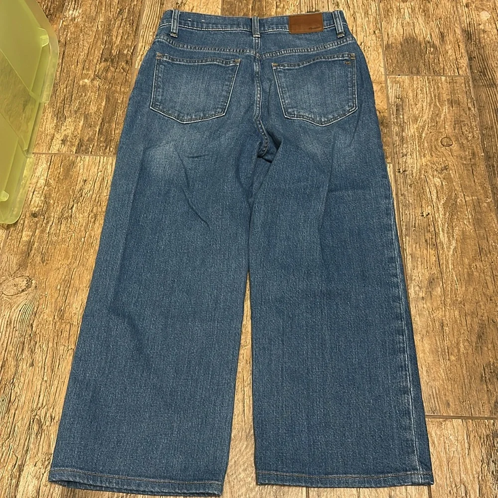 Madewell slim wide leg crop jeans size 27 - Picture 6 of 6